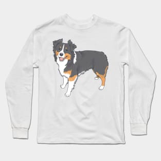 Black Tricolor Toy Aussie Long Sleeve T-Shirt